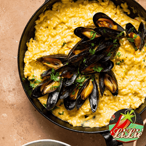 Bouchot mossel risotto met saffraan