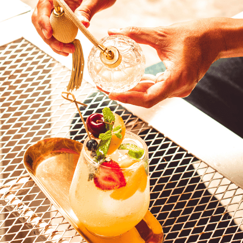 Mocktail afwerking Mocktail afwerking