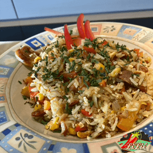 Gebakken rijst 'Nasi Style'